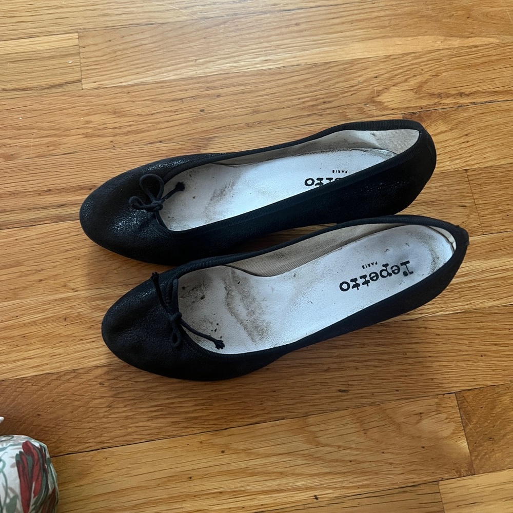 Repetto Black Ballet Flats